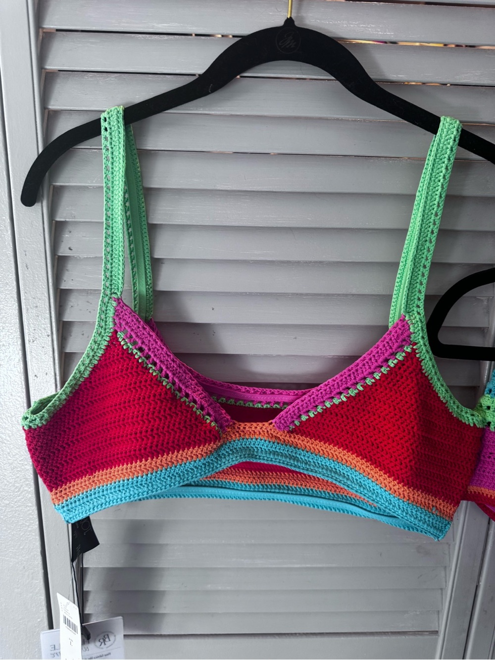 Beach Riot Crochet Bikini in Red, Pink, Mint, Orange, Teal
